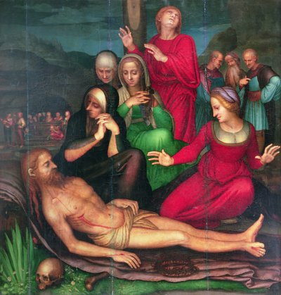 The Dead Christ, 16th Century by Fernando Yanez de Almedina